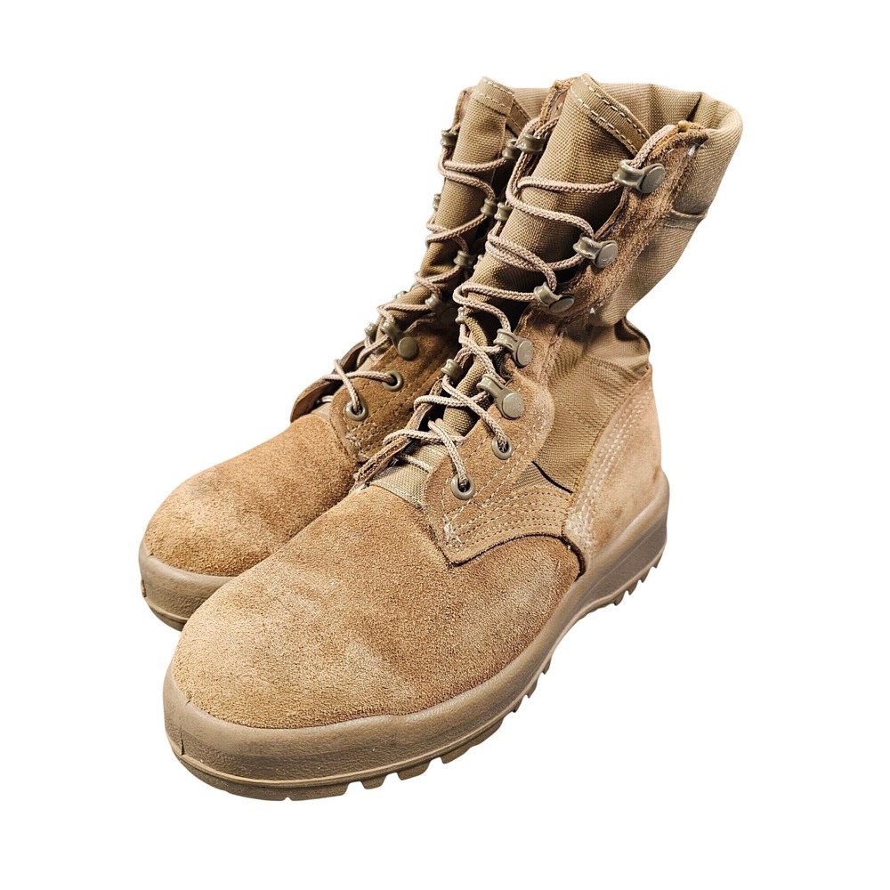Belleville AHWC Hot Weather Military Combat Boot Coyote 23-D-1001 4 Wide US Made